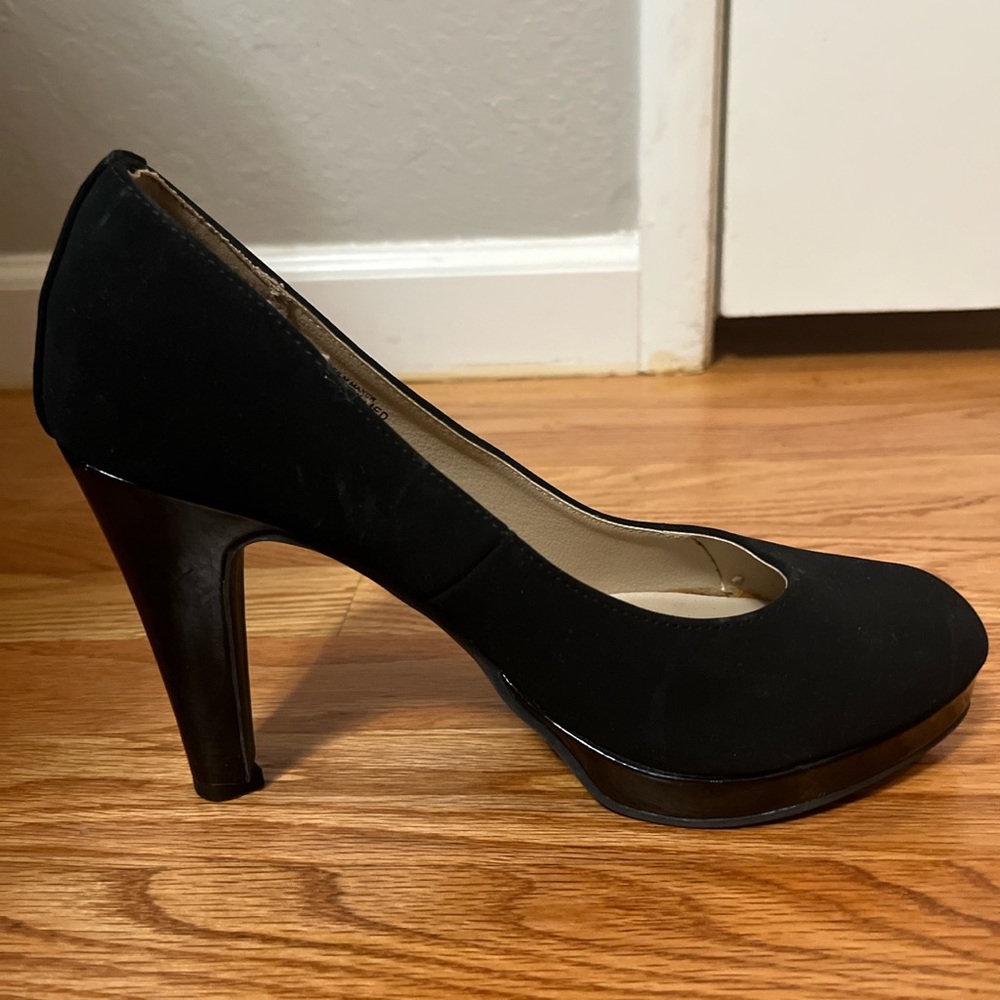 black heels